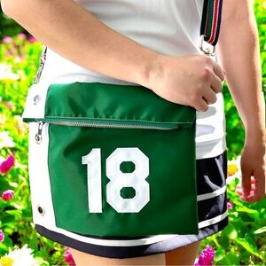 Crab & Cleek Flagstick Crossbody Bag for Golf, NWT! Great gift for a gol…